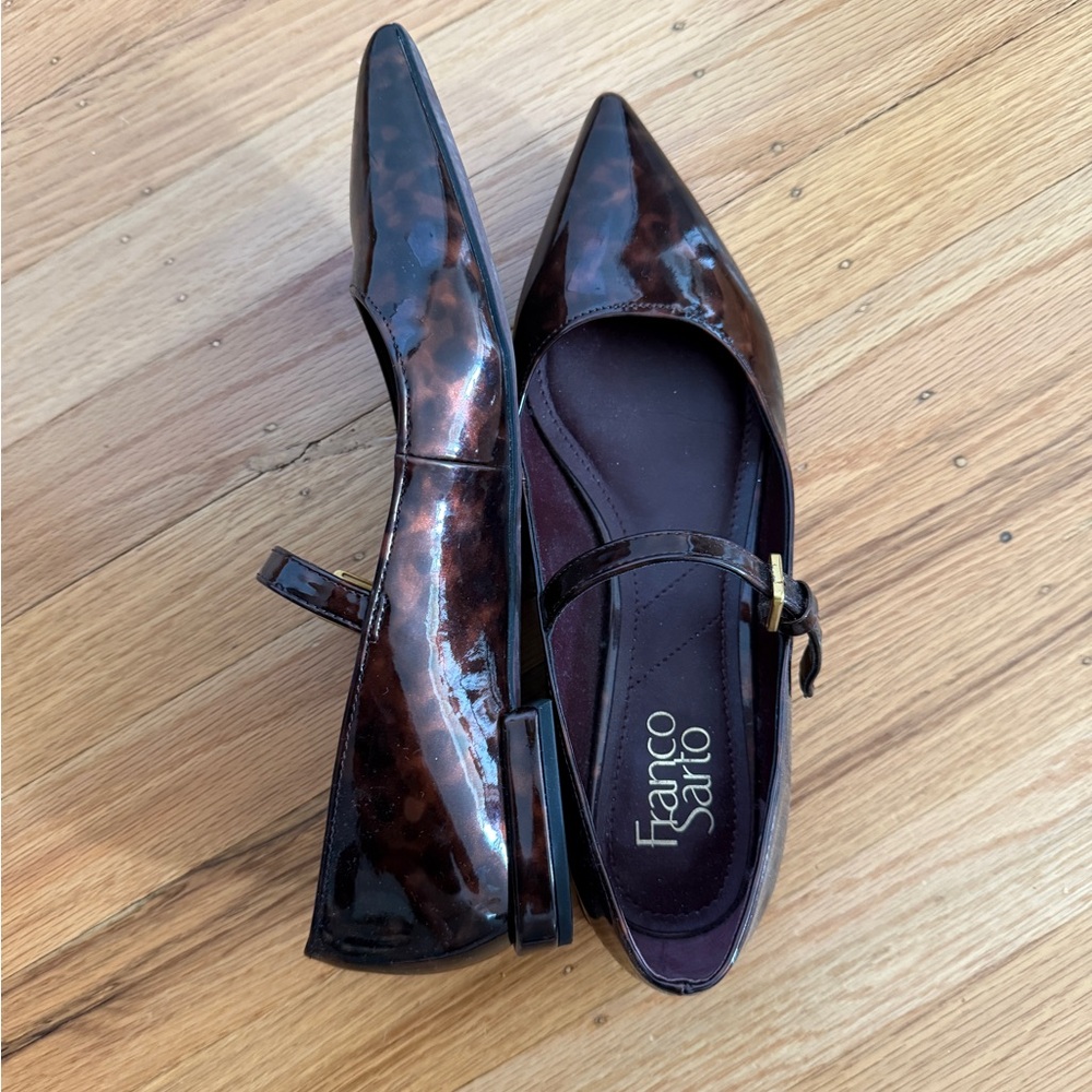 Franco Sarto Brown Loafers with Classic Design